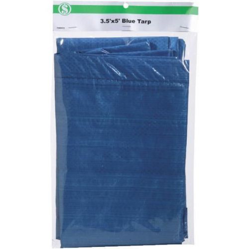 3x5 Blue POLY Tarp Pack of 12 HUNTING, CAMPING, WOOD PILE