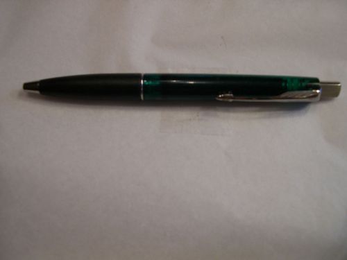 Parker “Frontier” Ballpoint Pen, Translucent Green with Silver Trim