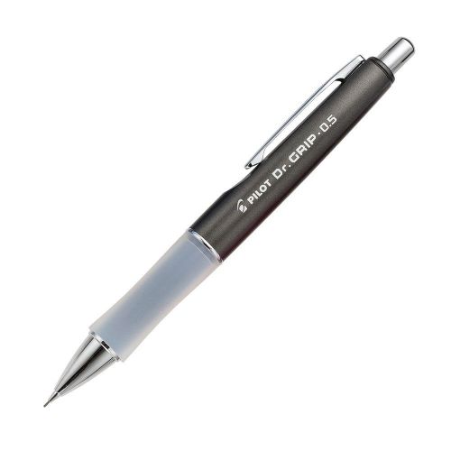 Pilot Dr Grip Ltd Mechanical Pencil 0.5mm Lead Metallic Charcoal Gray Black