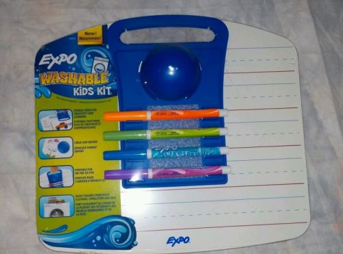 Dry Erase Markers Kids Kit With Board 4 Asstd. Markers Expo