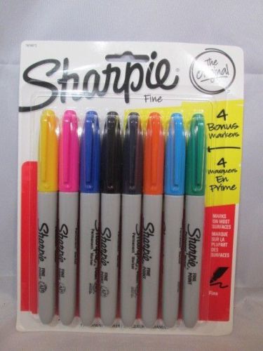 The Original Sharpie Permanent Fine point markers 8 count BRAND NEW!