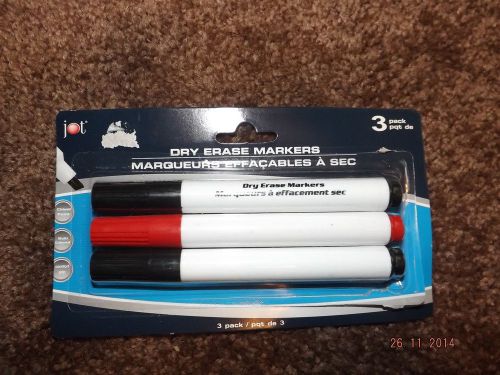 3 pack dry erase markers BNIP
