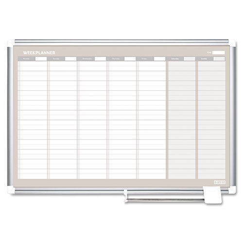 Mastervision mastervision grid planning board, 1x2&#034; grid, 24x36, - bvcga0396830 for sale