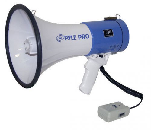 New Pyle PMP50 Professional 50 Watt Megaphone + Siren W/ Volume Control &amp; Belt