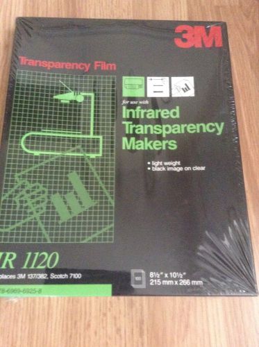 New! 3M IR 1120 -Transparency Film for Infrared Transparency Makers
