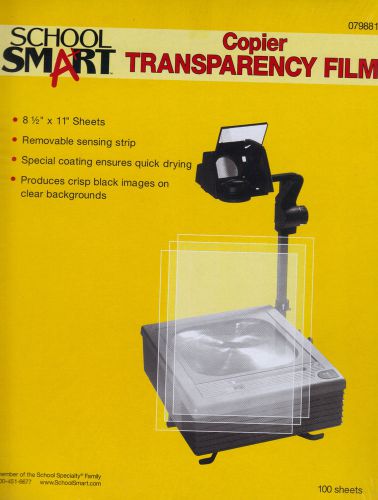 school smart copier transparency film  with sensing strip NEW BOX