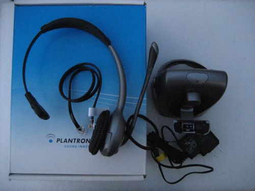Plantronics CS351N Charging Base &amp; Plantronics Wireless Headset