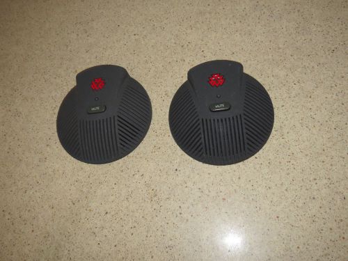 ^^ Lot Of Two Polycom 2201-00698-001  Soundstation EX Microphones