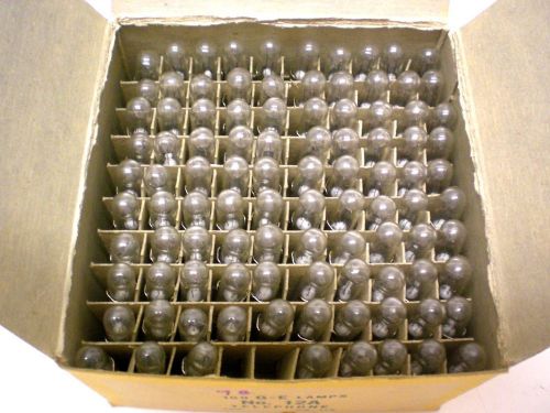98 Telephone Slide Base GE LAMPS,# 12A, 12V 0.1Amps.New Orig. Box, Made in USA