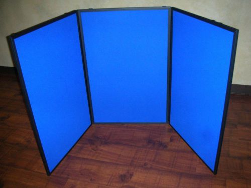 Apollo show-it 3 panel display blue/gray for sale