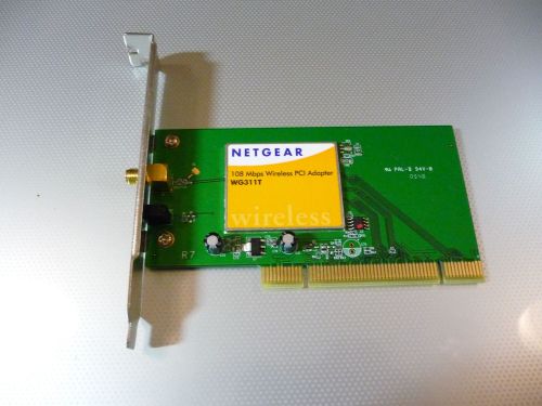 Netgear WG311T 108Mbps Wireless PCI Adapter  with External Antenna