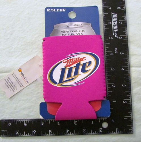 Miller Light Lite Beer Can Cooler Koozie Coozie New with tags cold NWT