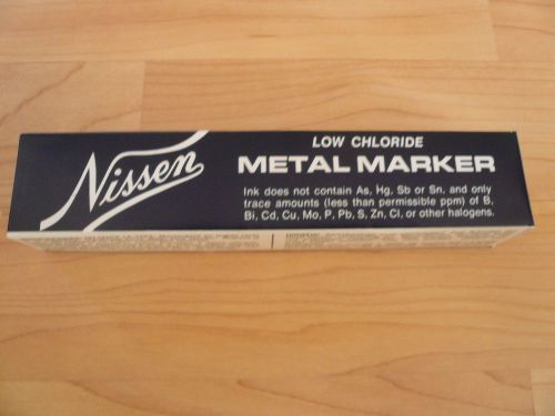 Nissen LCORF Low Chloride Metal Marker, 5/64&#034; Tip, Orange