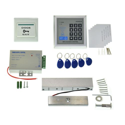 350LB Kit RFID Electric Magnetic Door Lock Access Remote Control System Full set