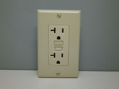 Hubbell 8899-I GFCI Smartlock Outlet Receptacle 20A 125V Ivory