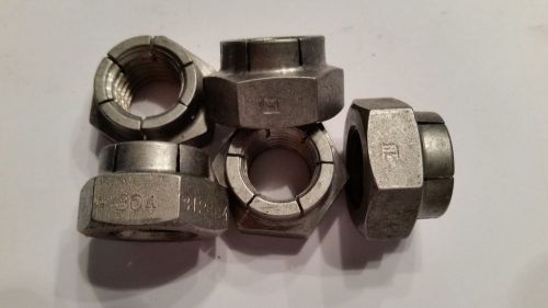 5/8-11 aisi/uns 304/304l stainless steel flex lock nut.material cert available! for sale