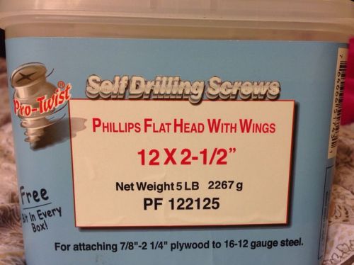 Phillips flat head self drilling screws for sale