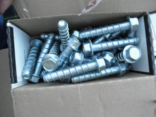100 concrete bolts simpson strong tie titan hd  thd50300h 1/2 x 3&#034; for sale