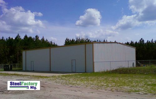 Steel Factory Mfg Prefab Commercial Storage Building 75x150x16 Frame  Warehouse