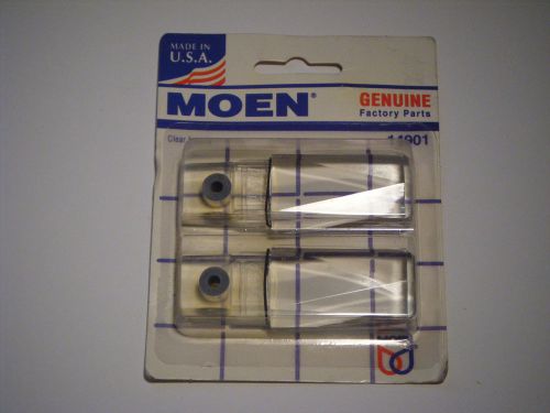 Genuine Moen 14901 Bathroom Handle Inserts, Clear (1 Set)