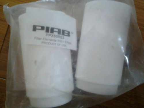 2 lot piab ppx50re3 filter elements