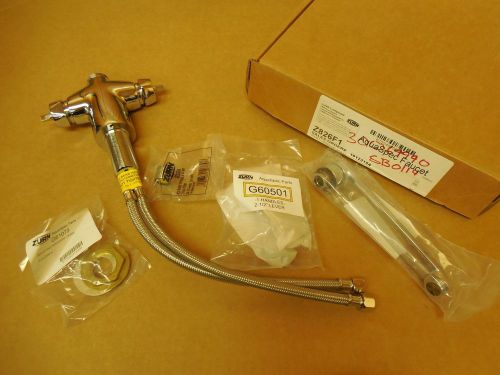 Zurn double laboratory faucet z826f1 6&#034; cast brass spout 2.2 gpm 2-1/2&#034; handles for sale