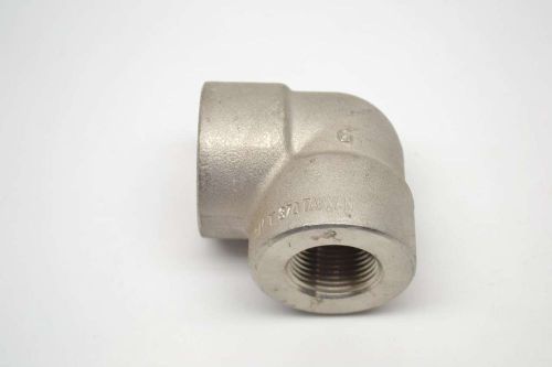 A/SA182 B16 3M 3M 3T 370 STAINLESS ELBOW 90DEGREE 3/4IN NPT PIPE FITTING B409061