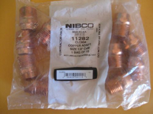 20 1/2&#034; copper male adapter fitting connector 1/2&#034; sweat x 1/2&#034; male mip for sale