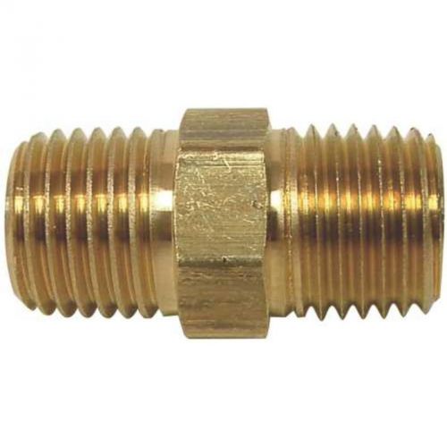 Brass Hex Nipple 3/8 Lf 122-6LF Watts Water Technologies Brass Pipe Nipples