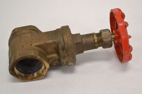 Stockham b-128 300cwp 150 brass threaded 1-1/2 in gate valve b265163 for sale