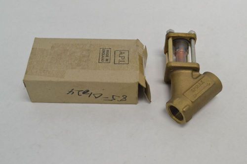 New spirax sarco sight glass brass ball threaded 3/4 in npt check valve b264132 for sale
