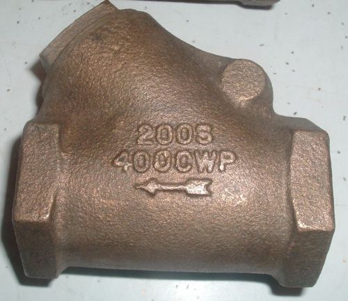 1 1/4 inch Brass check valve