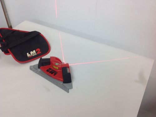 CST/berger LaserMark LM2 Laser Level Square w/Case Layout Tool. USED