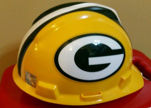 OSHA Construction Grade Green Bay Packers Hard Hat Helmet Adjustable Size Medium