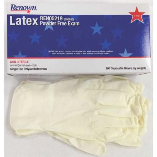 Glove Latex X-Lg Pwd-Free REN05219 Renown Gloves REN05219 076335043203