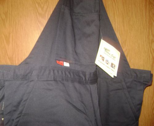 New with tag Saf Tech Soft Indura Flame Resistant Men&#039;s Black Overalls XL 46/48