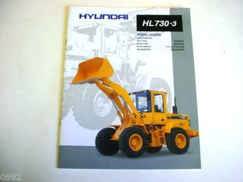Hyundai HL730-3 Wheel Loader Brochure