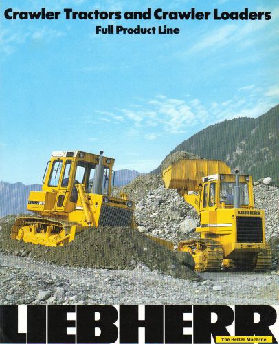 Liebherr Crawler Tractors and Crawler Loaders Brochure and Specifications