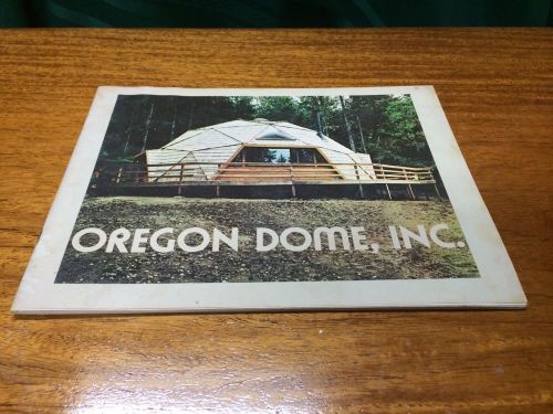 Oregon dome inc 1983 plan book 40 pages nice condition build a dome house home for sale
