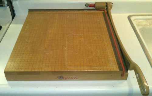 NICE! Vintage Ingento 18&#034; Paper Cutter Style B Ideal School Supply Company 1162?