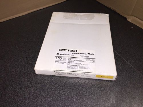 Lot of 4 boxes, GE OEC DirectVista - Blue Film Pack - Type 011 - 8 x 10 in. 