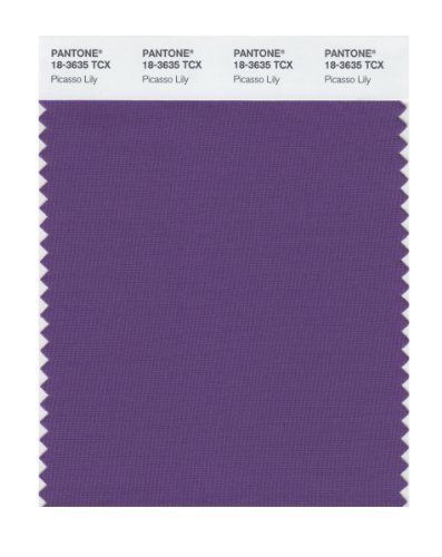 NEW Pantone 18-3635 TCX Smart Color Swatch Card  Picasso Lily