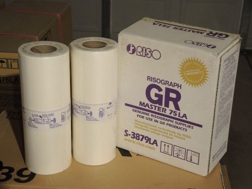 Risograph GR Master 75LA S-3879LA, Brand new box of 2 rolls