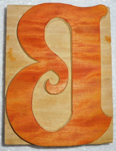 Letterpress Letter &#034;B&#034; Wood Type Printers Block Typography Collection.B962