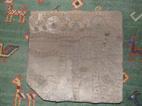 EARLY 19TH CENTURY WOODEN TEXTILE PRINTING BLOCK LONDON ENGLAND 7535X FABRIC