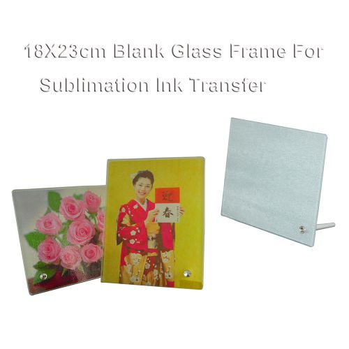 4Pcs Blank Glass Photo Picture Frame for Sublimation Ink Transfer Art Christmas