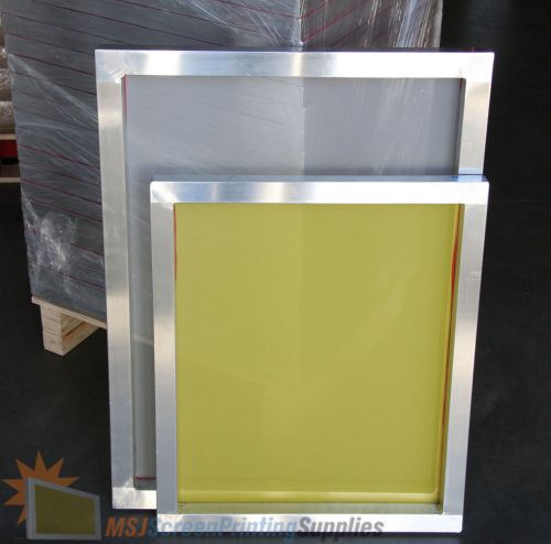Aluminum screen printing frame - 230 mesh - 23&#034; x 31&#034; by msj screens for sale