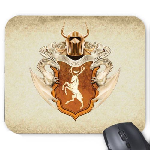 House Baratheon Shield Mouse Pad Mat Mousepad Hot Gift