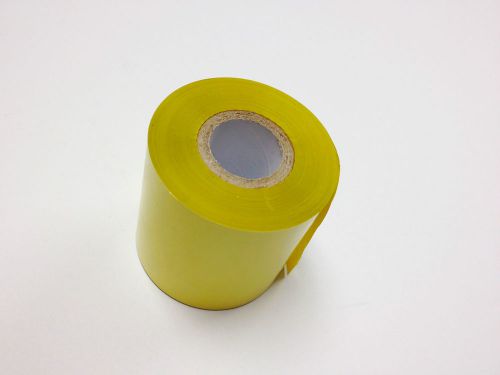 Hot stamping foil ribbon for embossing and printing yellow - 2.50&#034; x 110yd for sale