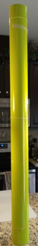 48&#034; x 25 Feet Diamond Grade Flexible  Florescent Yellow Green Sheeting